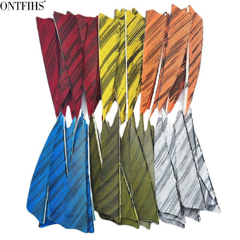 Archery Target Face - 100Pcs New 3Inch Feather Arrows Fletching