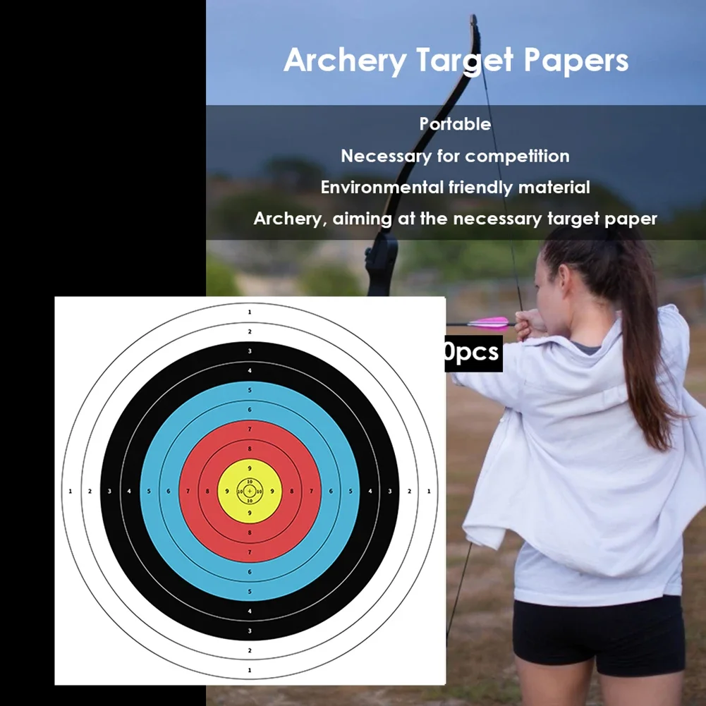 1A 10pcs Profession Archery Ta - Archery Target Face review and price