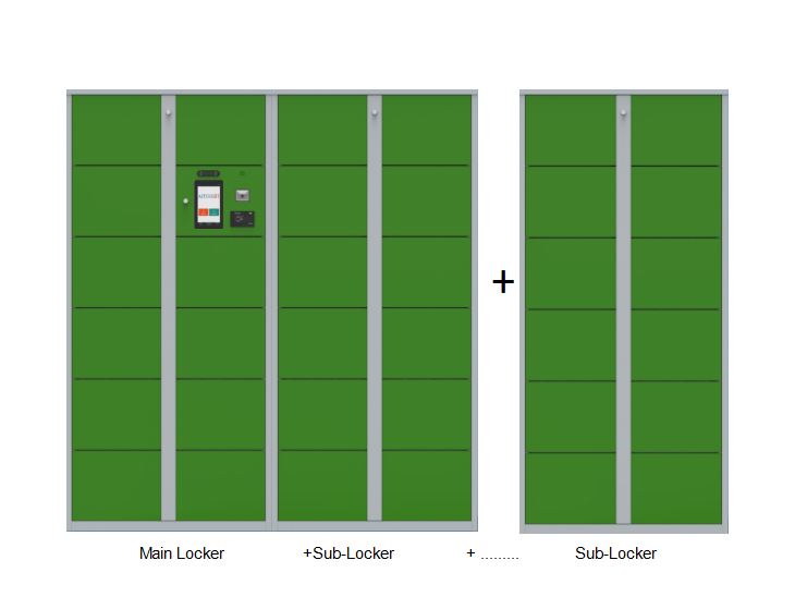 Employee Smart Lockers With Fa - Sports Equipment Locker review and price