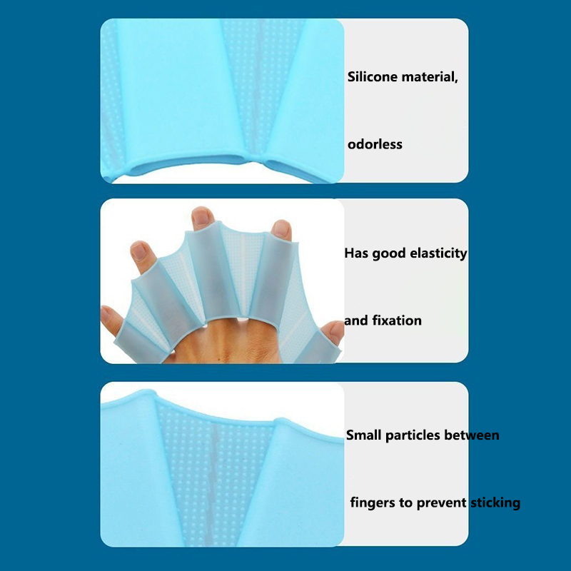 Silicone Swimming Hand Fins Fl - Sports Equipment 5 Years Old review and price