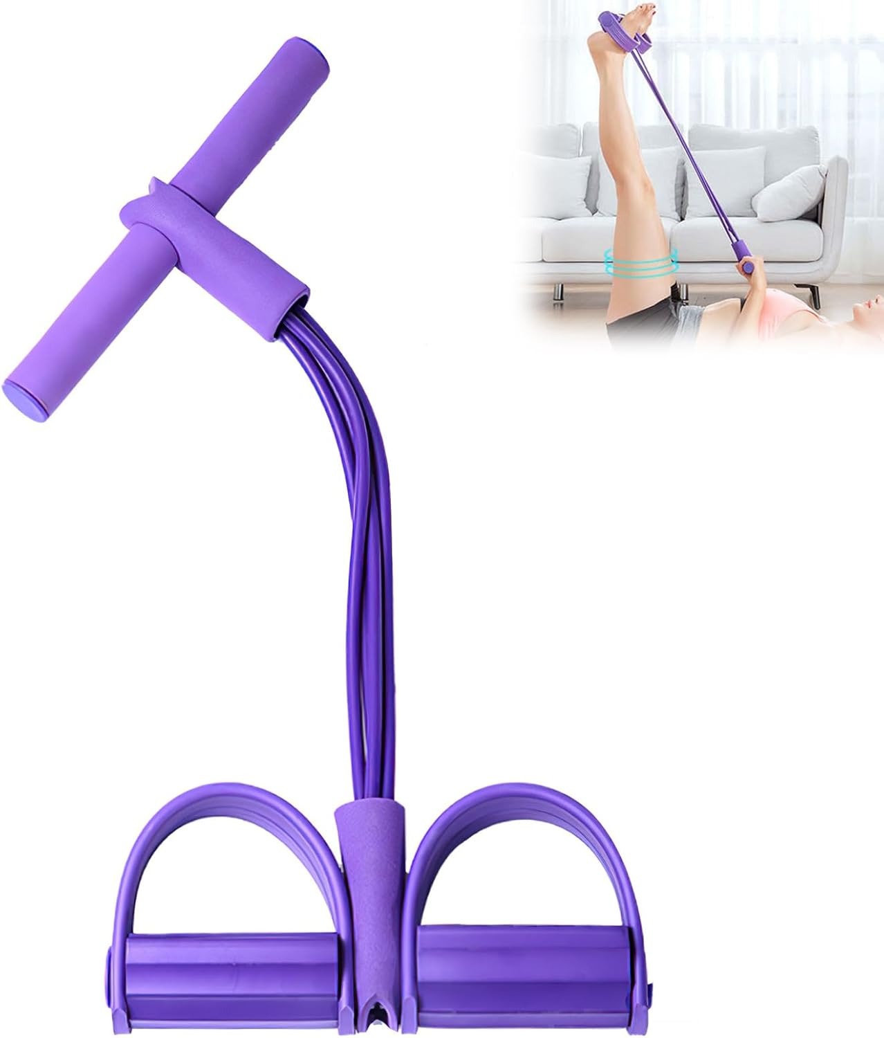 4-Tube Pedal Resistance Band M - Sports Equipment Nearby review and price