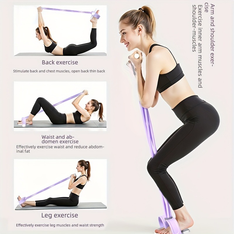 4-Tube Pedal Resistance Band M - Sports Equipment Nearby review and price