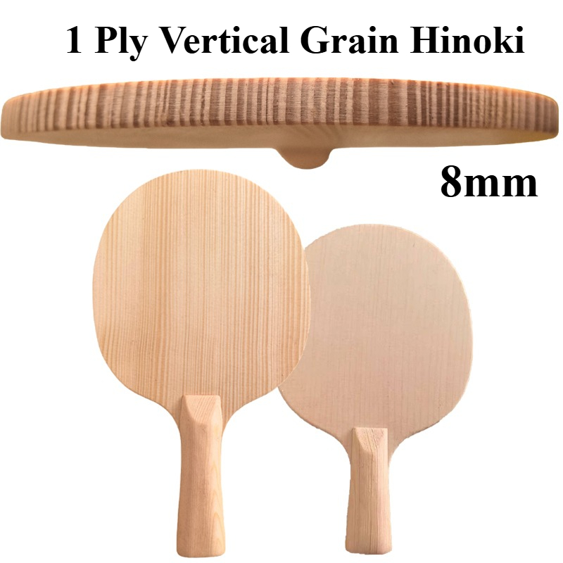 1-Ply 8mm Vertical Grain Hinok - Table Tennis Paddle review and price