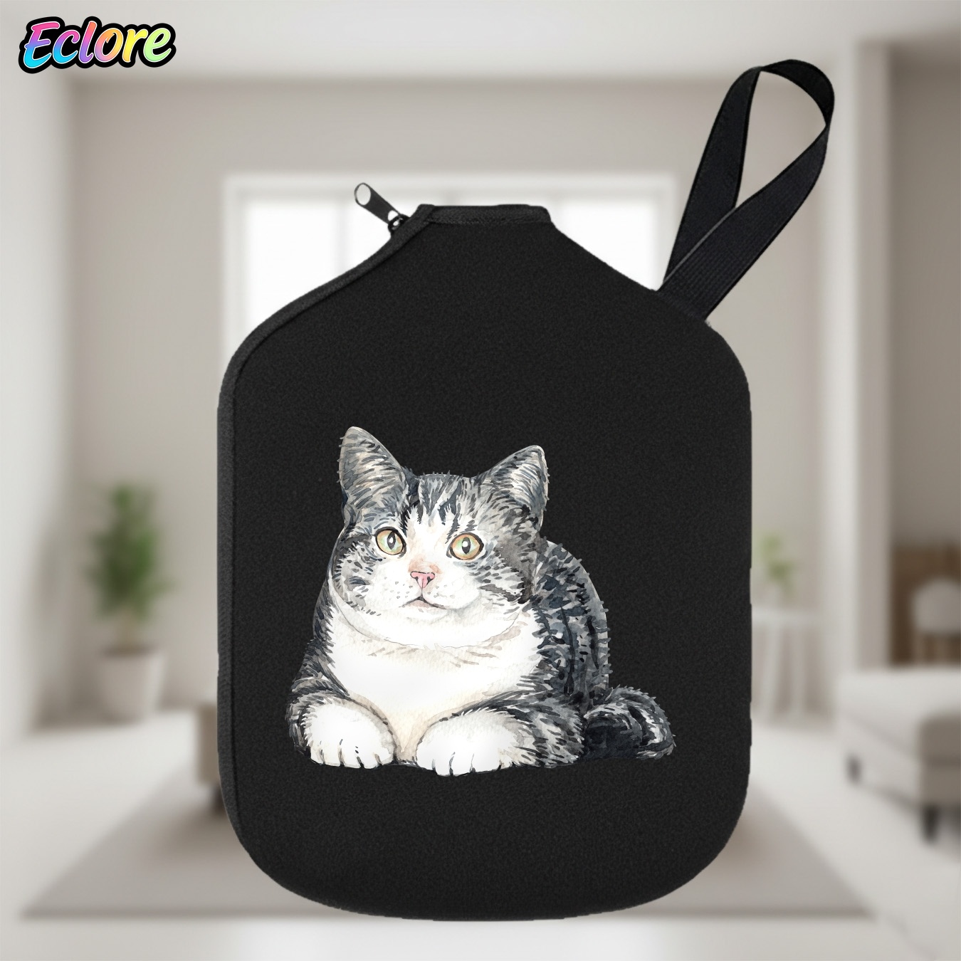 Cute Watercolor Cat Pickleball - Pickleball Paddle review and price